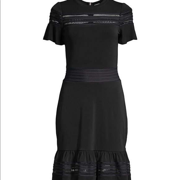 MK Mesh Mix Ruffle Dress - Picture 4 of 8